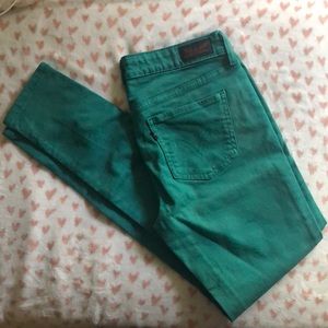 Levi’s green 535 legging jeggings size 11M